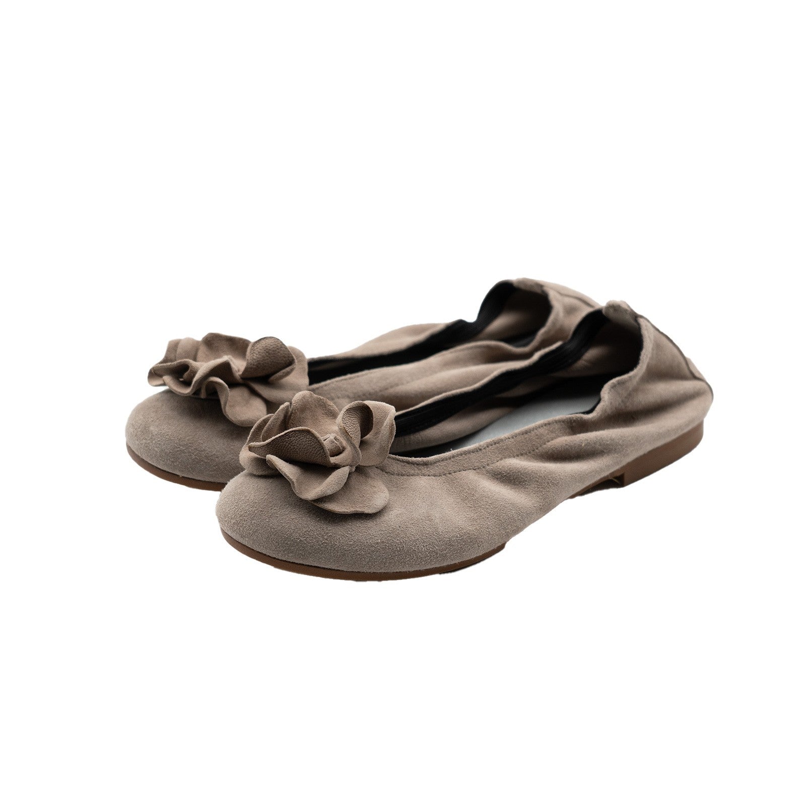 Clic! Ballerina Taupe mit Blume