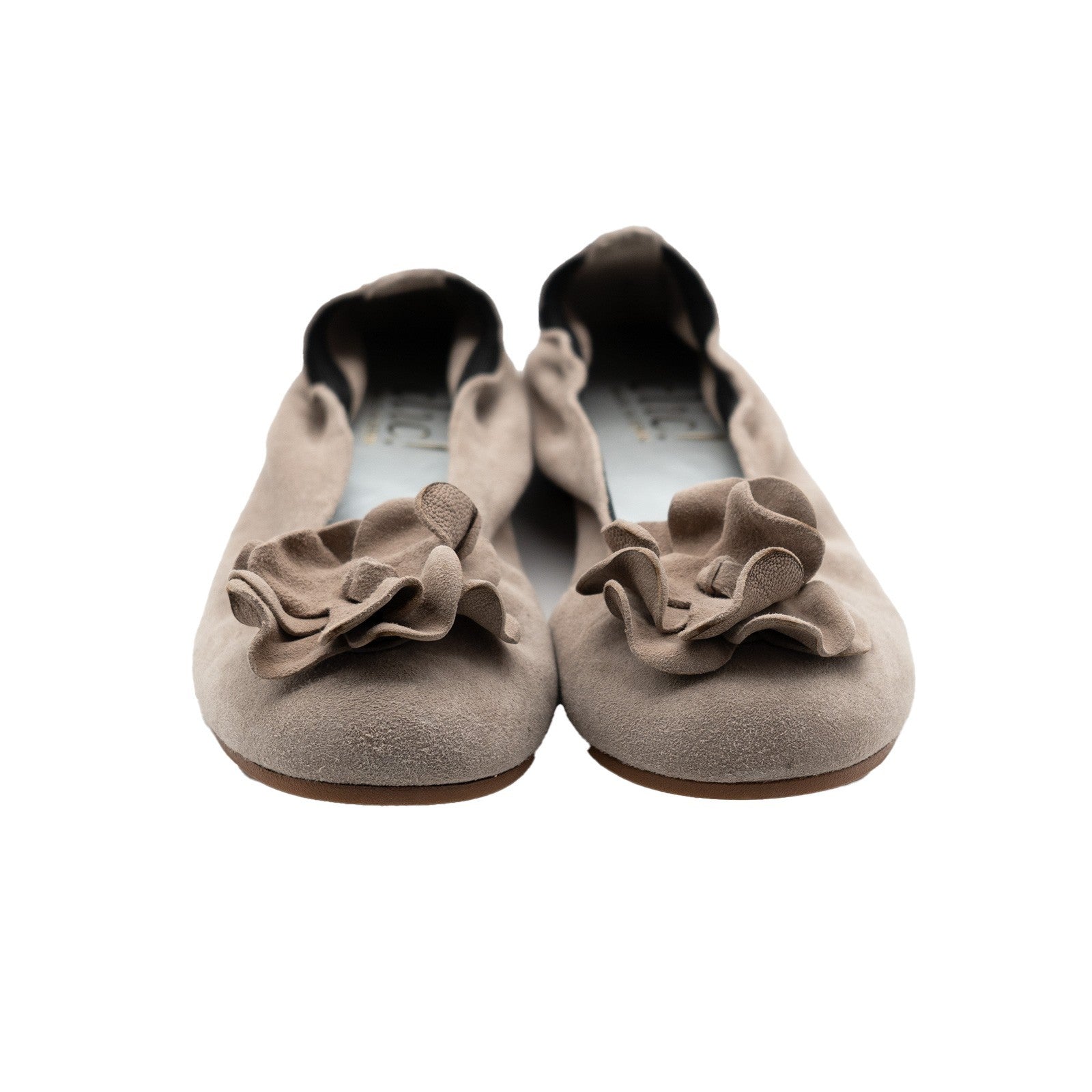 Clic! Ballerina Taupe mit Blume