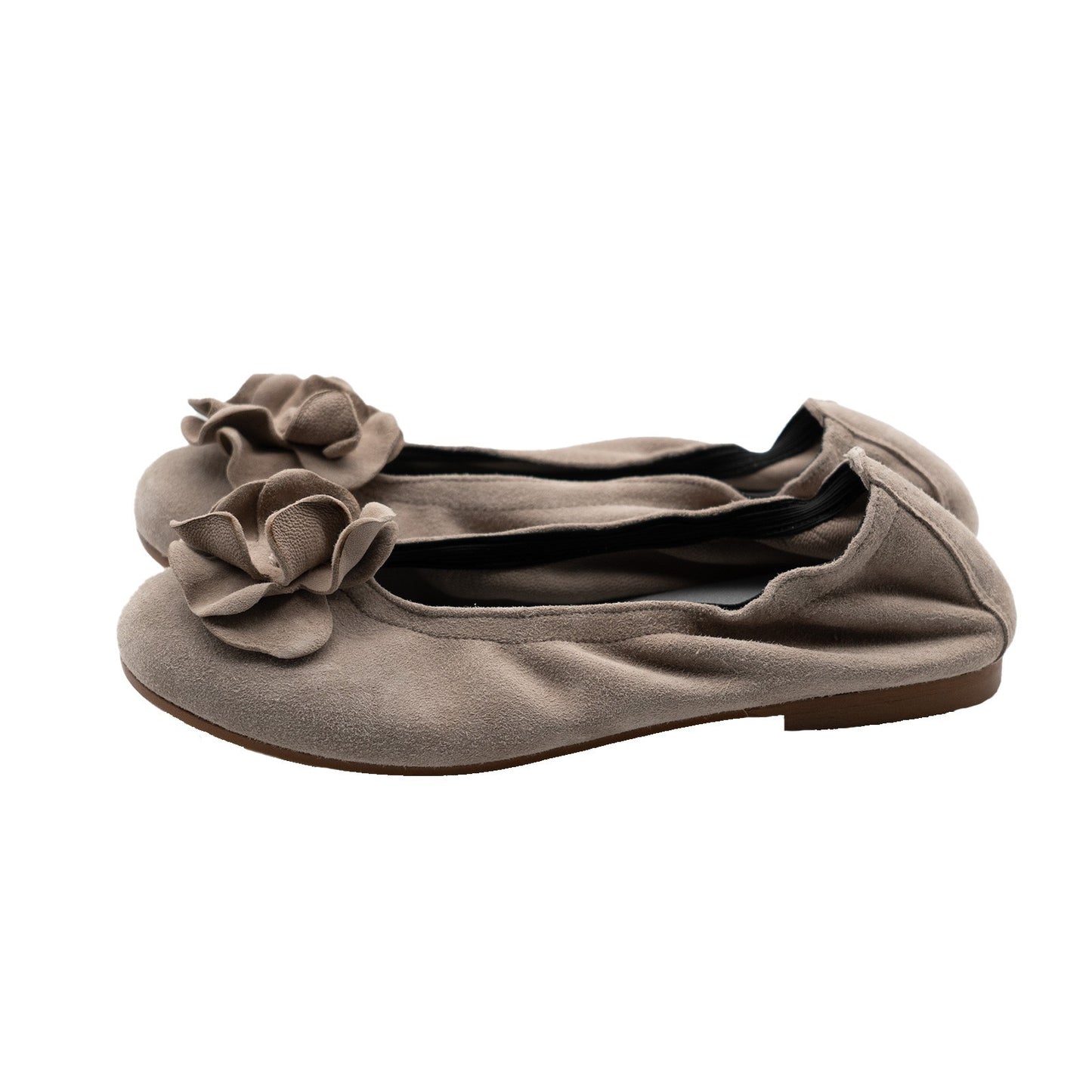 Clic! Ballerina Taupe mit Blume